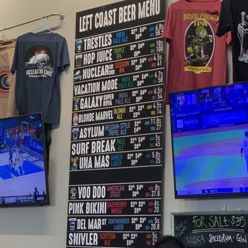 Left Coast Brewing - Beer menu 6/4/21 - Barbeque Near Me - Irvine, California Left Coast Brewing - Beer menu 6/4/21 - Barbeque Near Me - Irvine, California