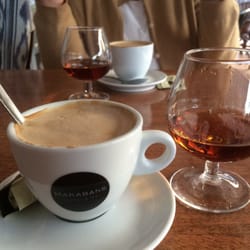 Pizzería Poli - Kaffee kräftig, dazu einen milden Brandy, ein Genuss.