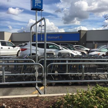 Walmart - a parking lot full of shopping carts - Department Stores Near Me - Statesboro, Georgia