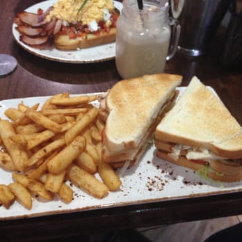 Jolly Miller - Club sandwich and chips - Restaurants Near Me - Sunbury, VIC