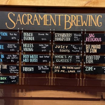 Sacrament Brewing - Beer menu - Breweries Near Me - Sacramento, California Sacrament Brewing - Beer menu - Breweries Near Me - Sacramento, California