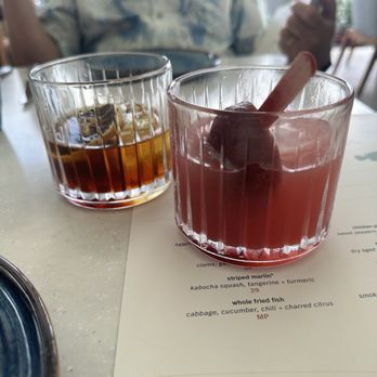 Koast - Drinks .... Mine had a popsicle in it.  :) - Seafood Near Me - Kihei, Hawaii