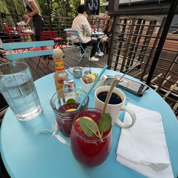 Eggy’s Neighborhood Kitchen - Upstairs patio - Breakfast & Brunch Near Me - Berkeley, California Eggy’s Neighborhood Kitchen - Upstairs patio - Breakfast & Brunch Near Me - Berkeley, California
