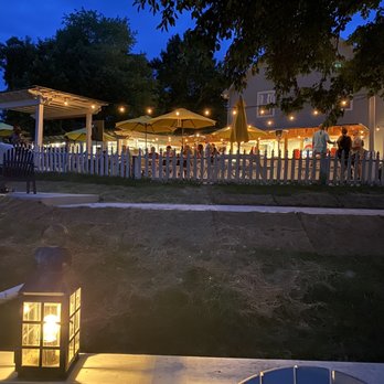 Georgetown Tavern on the Hill - a view of the outdoor dining area - Wineries Near Me - Cambridge, Ohio