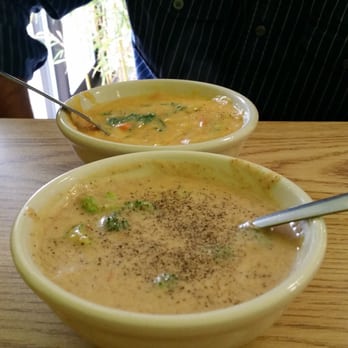 Loving Cafe - Almond and potatoe Kale soups - Vegan Near Me - Fort Wayne, Indiana