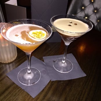 Dirty Martini Monument - Passionfruit and espresso martini - Bars Near Me - London, XGL