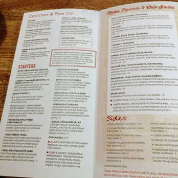 Frontera Grill - Menu - Mexican Near Me - Chicago, Illinois Frontera Grill - Menu - Mexican Near Me - Chicago, Illinois