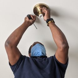 Embody Electric - Replaced out an old chandelier with a dome light