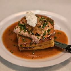 White Lily Diner - Hot Turkey (French Toast with Smoked Turkey, Gravy, Pear Chutney & Maple Butter) https://www.instagram.com/the.wanderin.foodie/