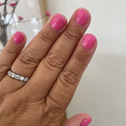 Finished nails Finished nails