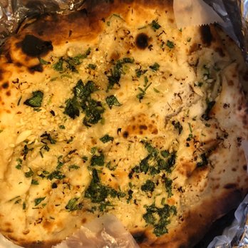 Al-Madina Restaurant - Garlic naan - Pakistani Near Me - Lanham, Maryland