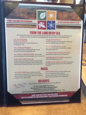 Menu photo 3 Fore Season Restaurant Baraboo, WI