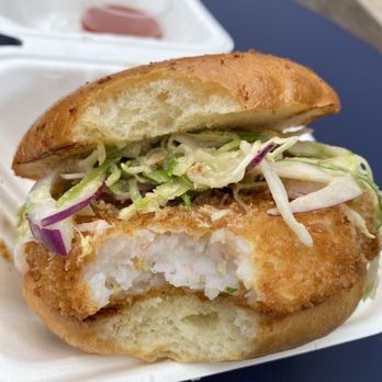 Breadbelly - Shrimp burger - Bakeries Near Me - San Francisco, California