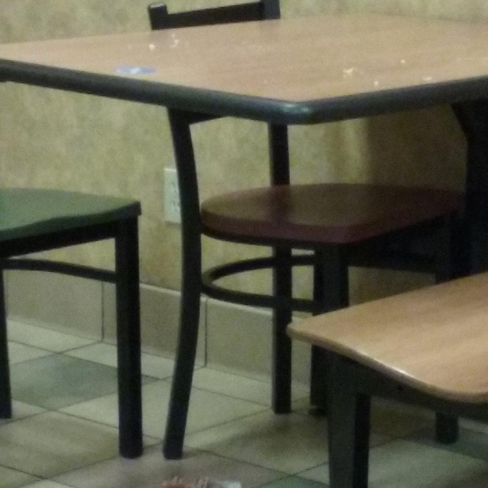 Trash and food all over the floors and tables. Trash and food all over the floors and tables.