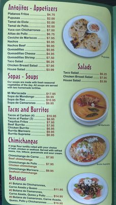 Menu photo 2 El Cuscatleco Cary, NC Menu photo 2 El Cuscatleco Cary, NC