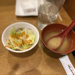 Miso Soup (S) salad Miso Soup (S) salad