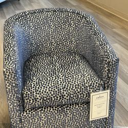Calico - I want this swivel chair! I will probably choose lighter blue. Calico has lots of performance fabrics.