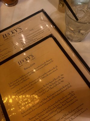 Menu photo 2 Luckys Steakhouse Montecito, CA Menu photo 2 Luckys Steakhouse Montecito, CA