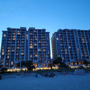 Hampton Inn & Suites Myrtle Beach/Oceanfront - The beach is in the front of the hotel. Very accessible. - Hotels Near Me - Myrtle Beach, South Carolina