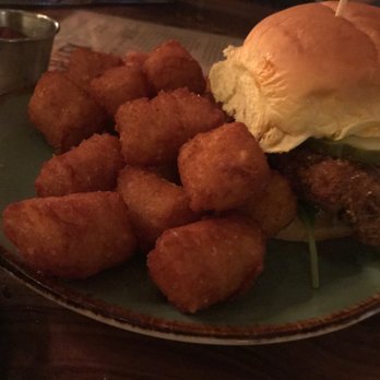 ChurchKey - Chicken sandwich with TOTS - New American Near Me - Washington, DC, District of Columbia ChurchKey - Chicken sandwich with TOTS - New American Near Me - Washington, DC, District of Columbia