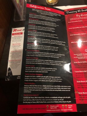 Menu photo 5 SoCa Southern California Sitges, B Menu photo 5 SoCa Southern California Sitges, B