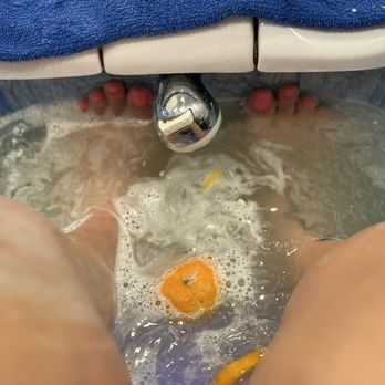 Forum Nails & Spa - Mango melon Delux Gel manicure - Nail Salons Near Me - Fort Myers, Florida Forum Nails & Spa - Mango melon Delux Gel manicure - Nail Salons Near Me - Fort Myers, Florida