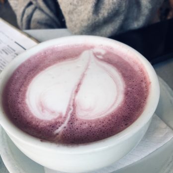 Tryst - Taro and beetroot latte - Lounges Near Me - Washington, DC, District of Columbia