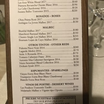Azafran - Wine menu - Argentine Near Me - Mendoza, M Azafran - Wine menu - Argentine Near Me - Mendoza, M