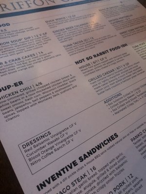 Menu photo 3 Griffon Gastropub East Aurora, NY