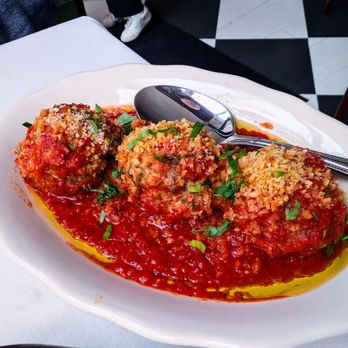 PIZZ'AMICI - Carol's Meatballs - Slagel farms beef and pork meatballs in a sausage ragu - Pizza Near Me - Chicago, Illinois