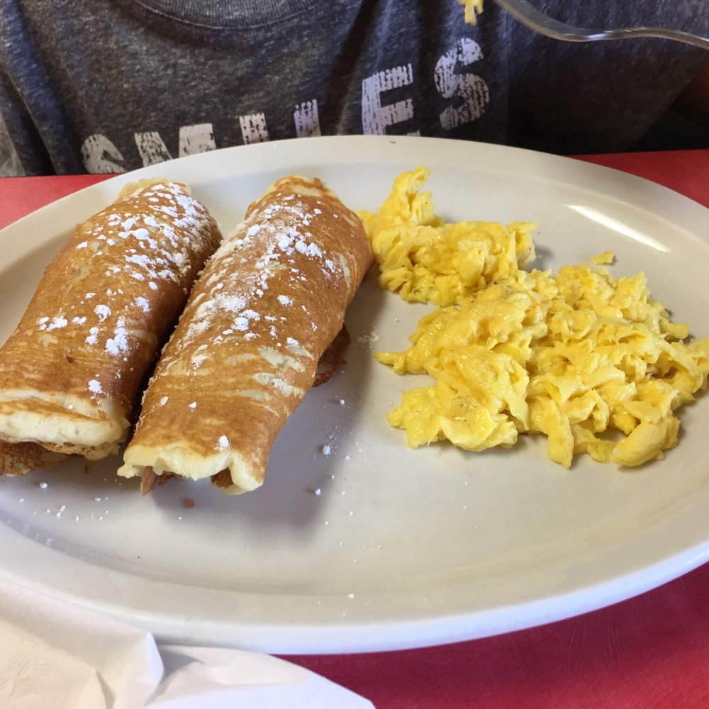 Andres Restaurant - Pigs in a blanket with scrabbled eggs - Spanish Near Me - Batavia, Illinois Andres Restaurant - Pigs in a blanket with scrabbled eggs - Spanish Near Me - Batavia, Illinois