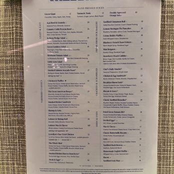Yardbird - Menu - Southern Near Me - Las Vegas, Nevada