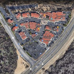 SicatHSU Oral & Maxillofacial Surgery - Aerial view of River Village Shopping Center where SHOMS is located at the blue pin.