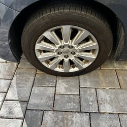 The repaired tire