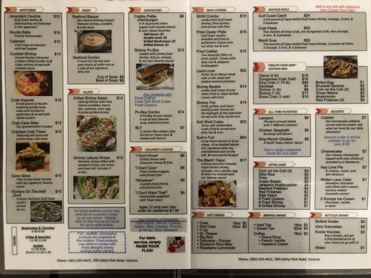 Menu photo 2 The Cracked Crab Victoria, TX Menu photo 2 The Cracked Crab Victoria, TX