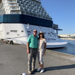 Hollee Winegar - Cruise Planners, Associate of Dee Koger - In front of the Reflection