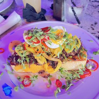 Crown & Bull - Short rib toast 10 out of 10 - Breakfast & Brunch Near Me - Dunedin, Florida Crown & Bull - Short rib toast 10 out of 10 - Breakfast & Brunch Near Me - Dunedin, Florida
