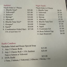 Menu Menu