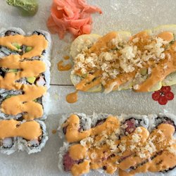 Yirasai Sushi & Cafe - Crunchy spicy tuna roll cut into 8 Spicy crunchy California cut into 8 Soy bean roll cut into 8 (also the dessert roll)