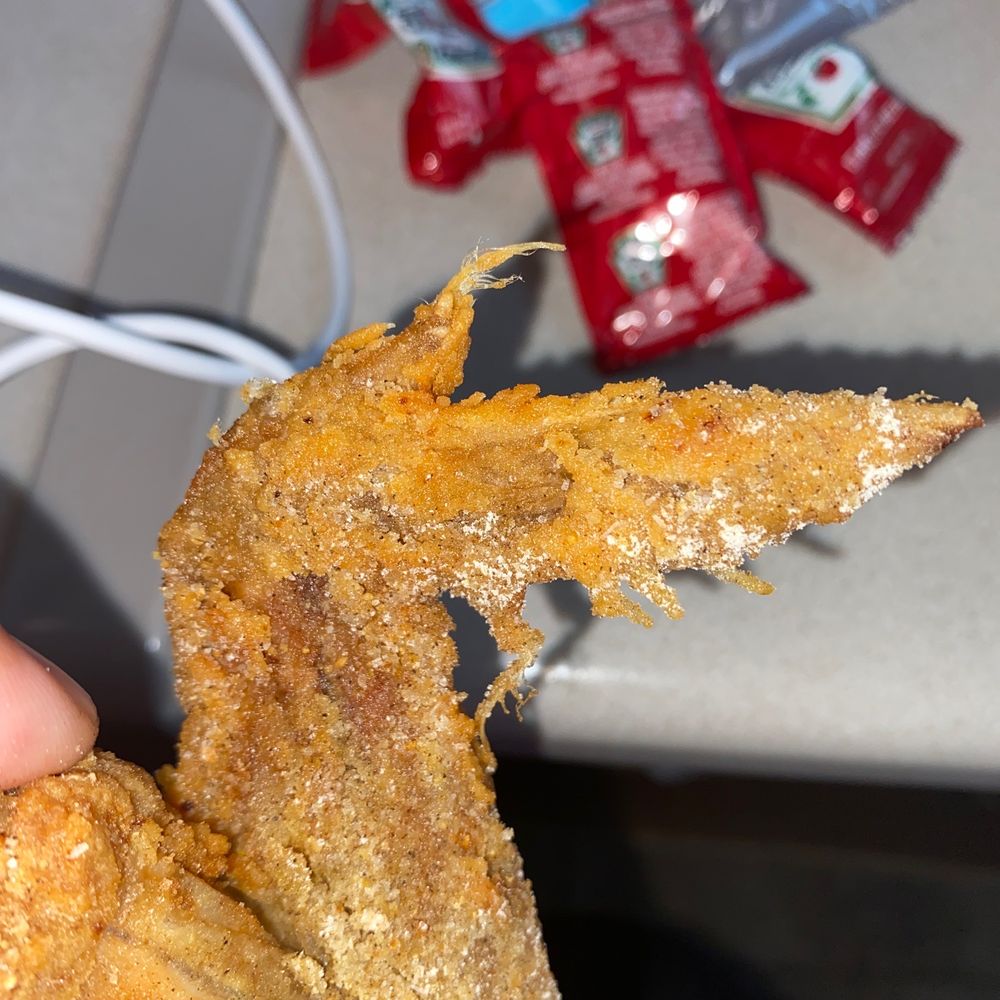 Snappers Fish & Chicken - a hand holding a piece of fried fish - Fish & Chips Near Me - Miami, Florida Snappers Fish & Chicken - a hand holding a piece of fried fish - Fish & Chips Near Me - Miami, Florida