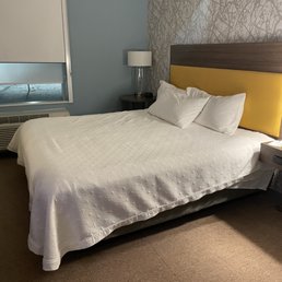 Sloppily made bed Sloppily made bed