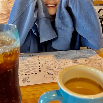 Batter Up Pancakes - A kid excited for his pancakes!! - Pancakes Near Me - Clovis, California