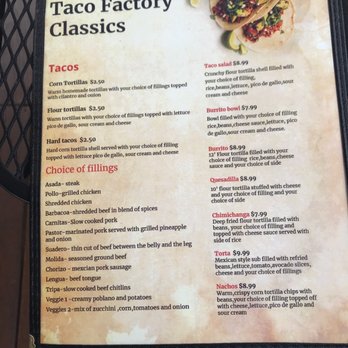 The Taco Factory - Taco Factory Classics - Tacos Near Me - Rockingham, North Carolina The Taco Factory - Taco Factory Classics - Tacos Near Me - Rockingham, North Carolina