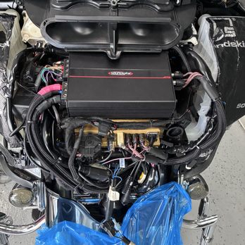 The Install Pro - Harley Davidson Street Glide motorcycle audio upgrade. - Home Theatre Installation Near Me - Winter Park, Florida The Install Pro - Harley Davidson Street Glide motorcycle audio upgrade. - Home Theatre Installation Near Me - Winter Park, Florida