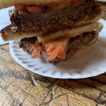 Louis' Lunch - Cheeseburger - Burgers Near Me - New Haven, Connecticut