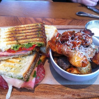 North Italia - Saluamei panini - salami, mortadella, roasted peppers and provolone. - Italian Near Me - Phoenix, Arizona North Italia - Saluamei panini - salami, mortadella, roasted peppers and provolone. - Italian Near Me - Phoenix, Arizona