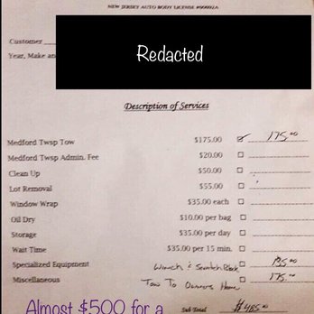 Pioneer Auto Body - Receipt - Auto Repair Near Me - Medford, New Jersey Pioneer Auto Body - Receipt - Auto Repair Near Me - Medford, New Jersey