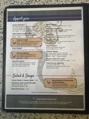 Menu photo 6 King Neptune Restaurant Stuart, FL