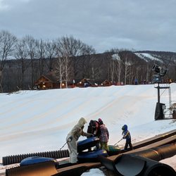 The Tubing Park at Windham Mountain Club - Night tubing.
