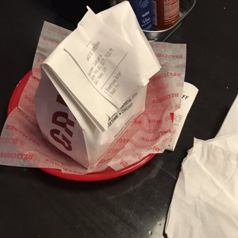 Good Stuff Eatery - That's how you receive your food. What a waste of a paper bag. - Burgers Near Me - Arlington, Virginia Good Stuff Eatery - That's how you receive your food. What a waste of a paper bag. - Burgers Near Me - Arlington, Virginia